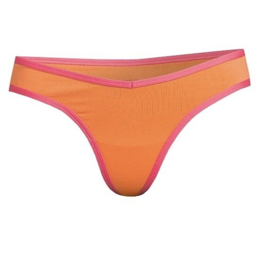 No Boundaries Juniors Cotton Thong XXXL 21 New with Tags Orange Sherbet Stretch